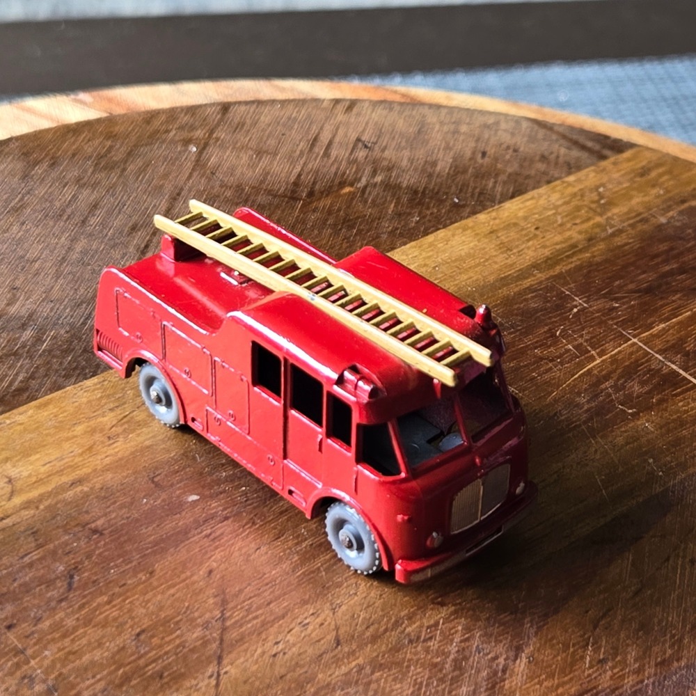 Vintage Matchbox Lesney Merryweather Marquis Red Fire Engine